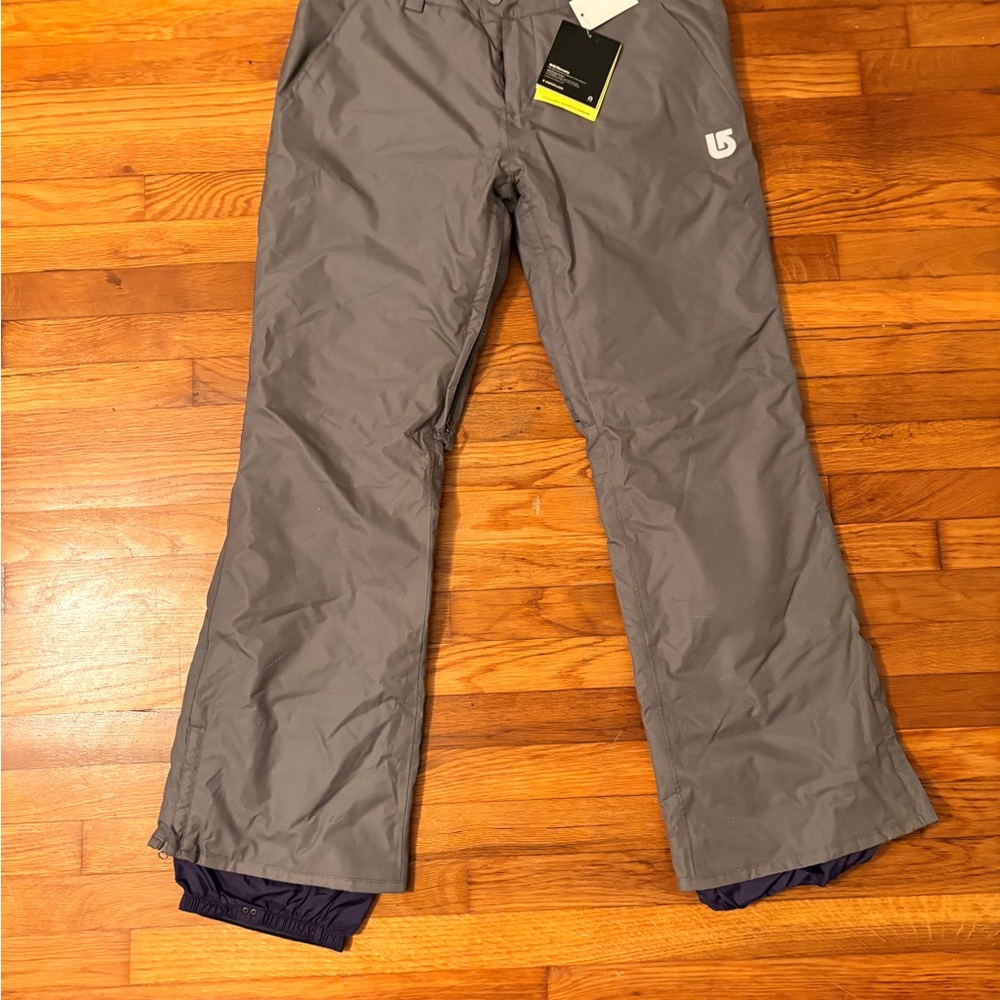 Burton Purple and Gray Society Snow Pants